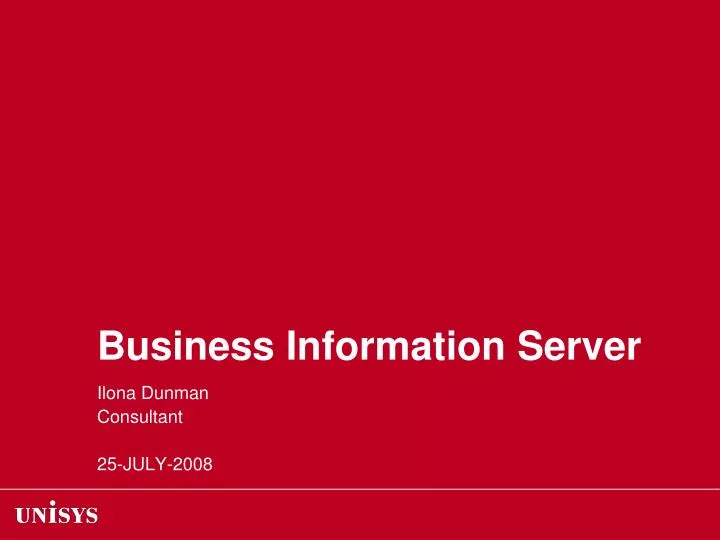 business information server