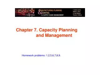 Chapter 7. Capacity Planning 			and Management