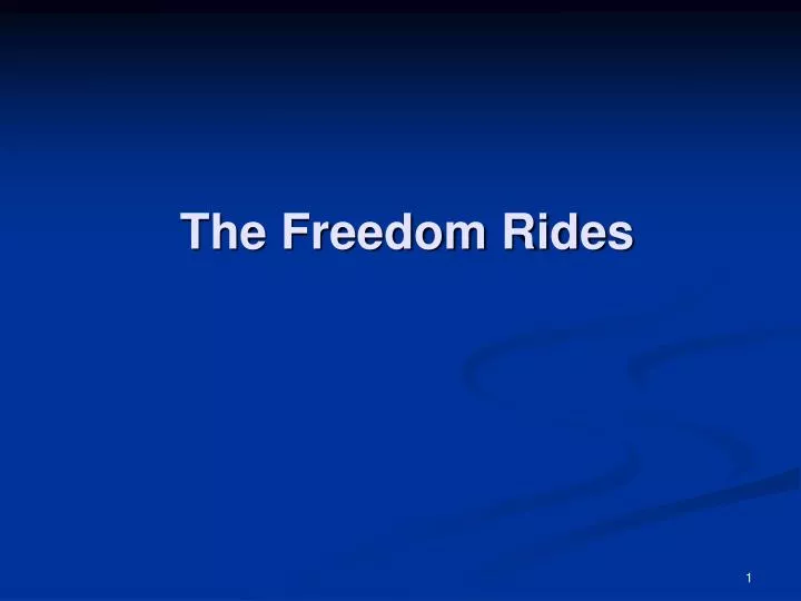 the freedom rides
