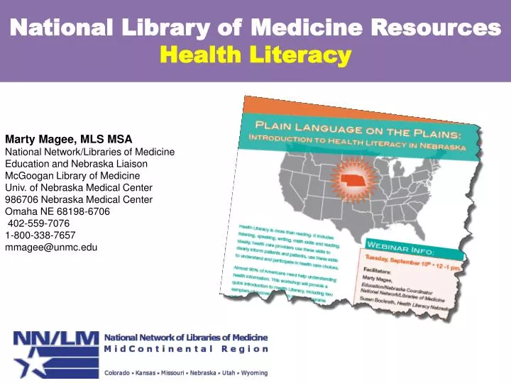 national library of medicine resources health literacy