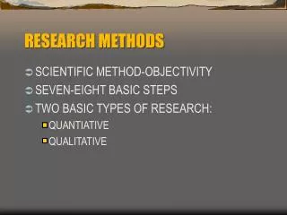 RESEARCH METHODS