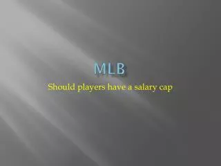 MLB