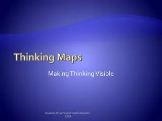 Thinking Maps