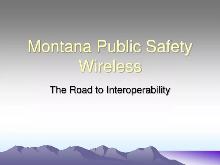 montana public safety wireless