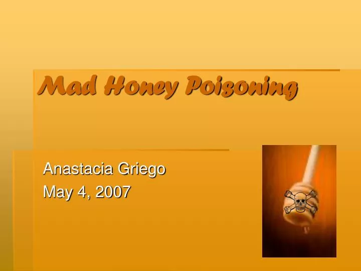 mad honey poisoning