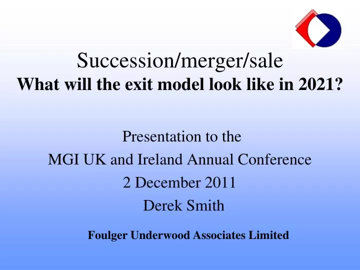 succession merger sale what will the exit model look like in 2021