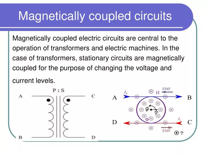 magnetically coupled circuits