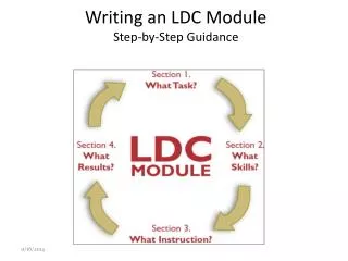 Writing an LDC Module Step-by-Step Guidance