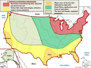 I. Contrast in territorial organisation