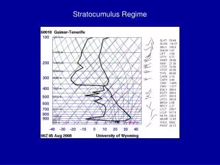 Stratocumulus Regime