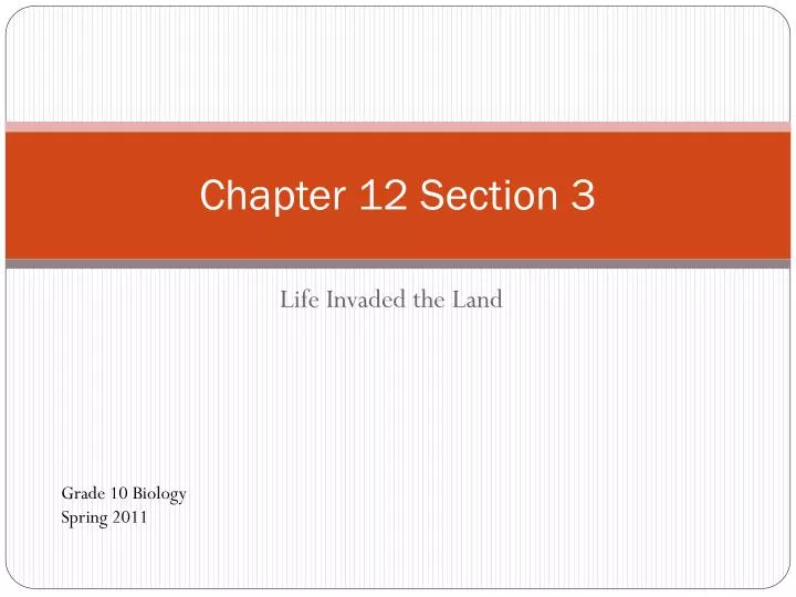 chapter 12 section 3