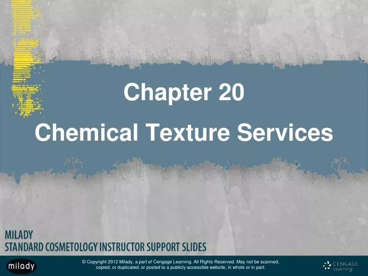 chapter 20 chemical texture services