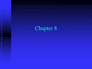 Chapter 8