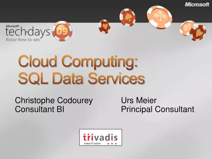 cloud computing sql data services