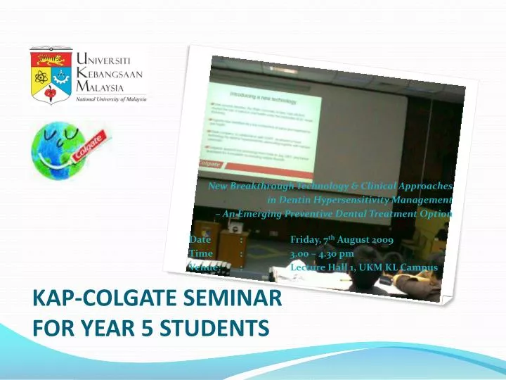 kap colgate seminar for year 5 students