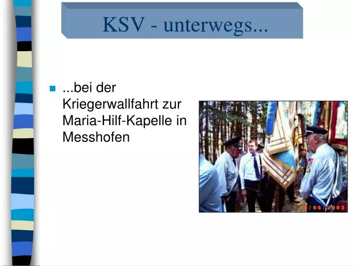 ksv unterwegs