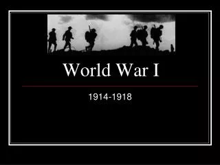 World War I