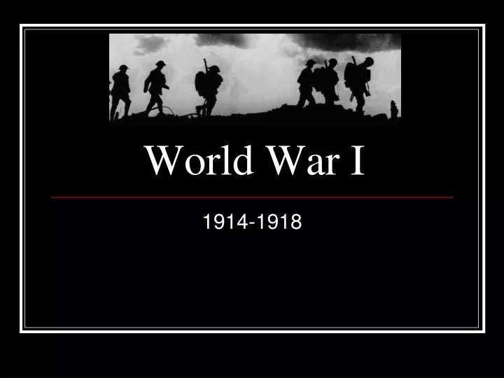 world war i