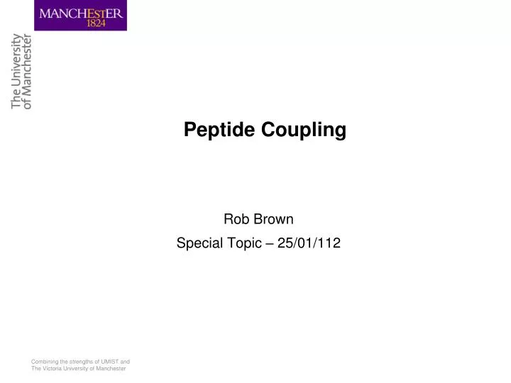 peptide coupling