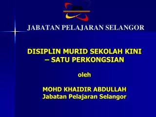 JABATAN PELAJARAN SELANGOR