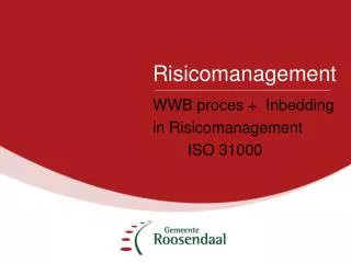 risicomanagement
