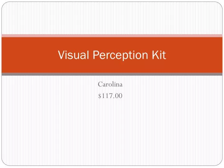 visual perception kit