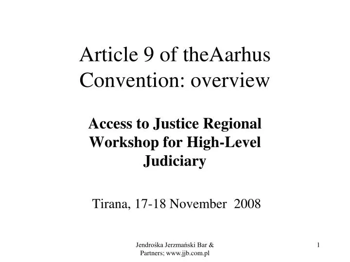 article 9 of theaarhus convention overview