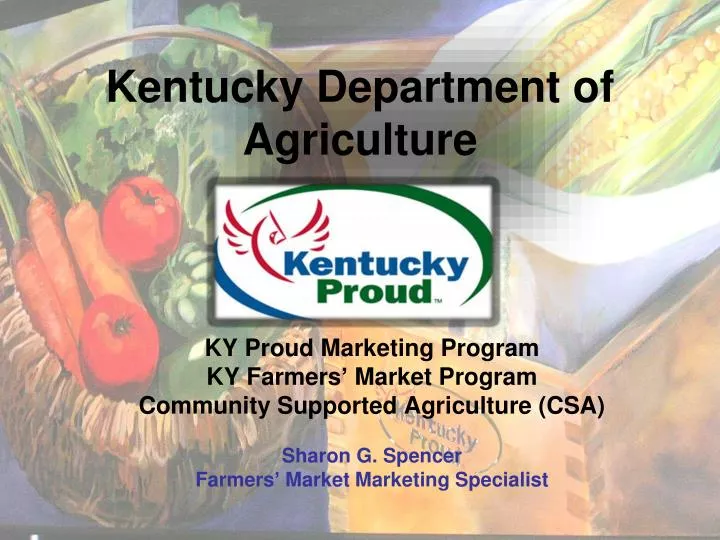 kentucky department of agriculture