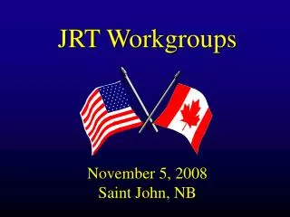 JRT Workgroups
