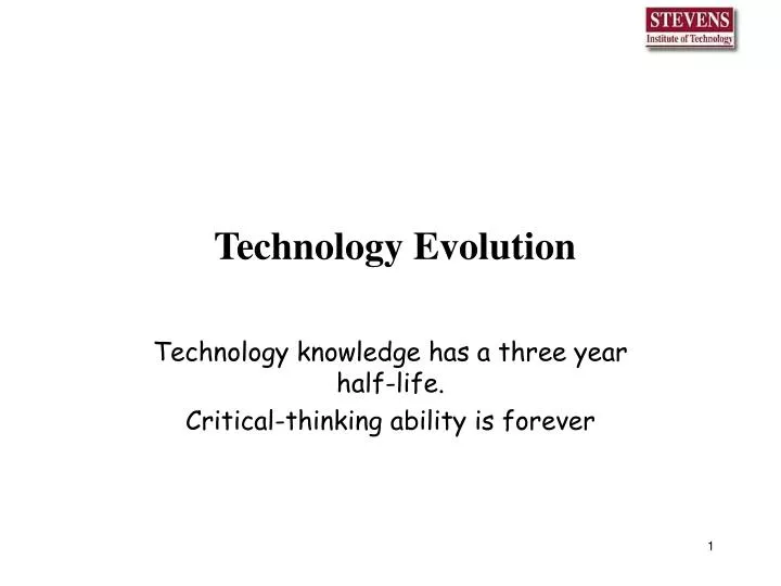 technology evolution