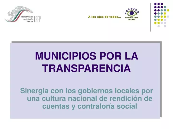 municipios por la transparencia