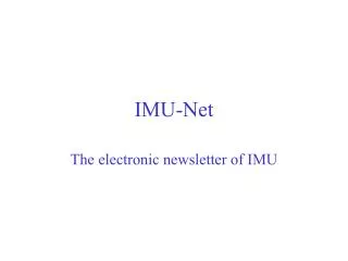 IMU-Net