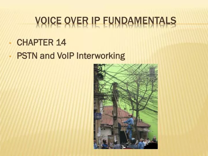 voice over ip fundamentals