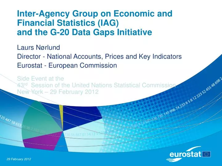 inter agency group on economic and financial statistics iag and the g 20 data gaps initiative
