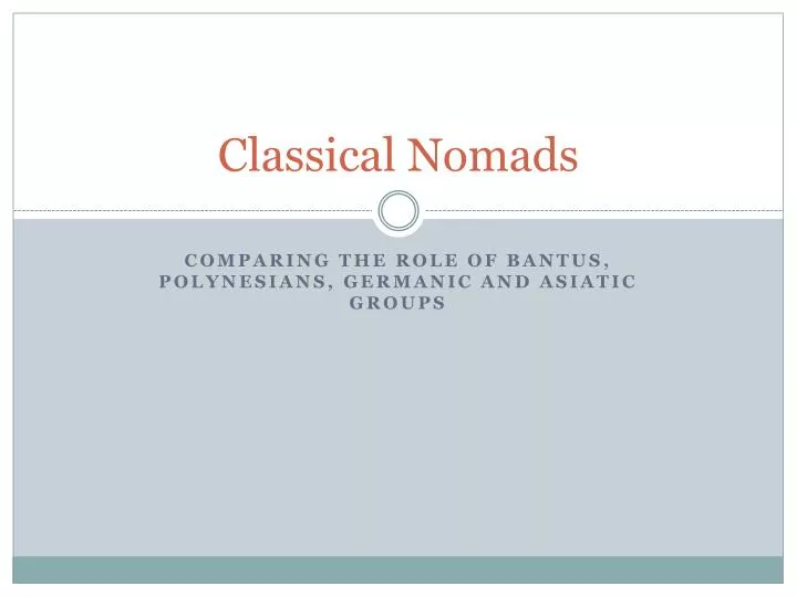 classical nomads