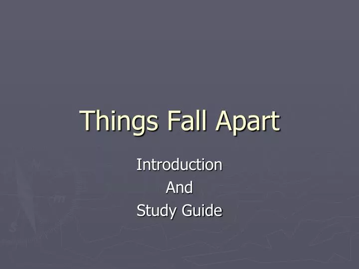 things fall apart