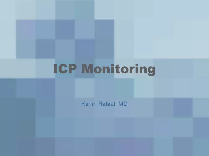 icp monitoring