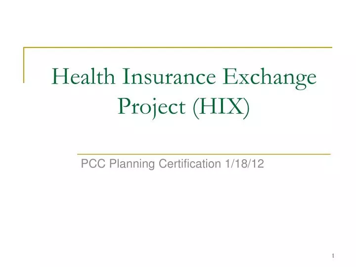 health insurance exchange project hix