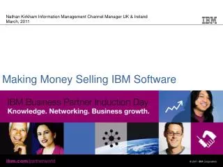 Making Money Selling IBM Software