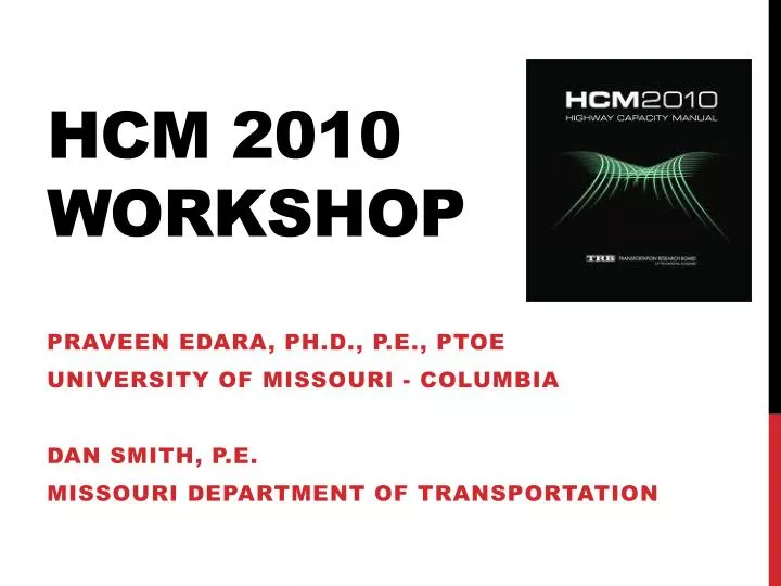 hcm 2010 workshop
