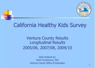 California Healthy Kids Survey