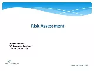 Risk Assessment