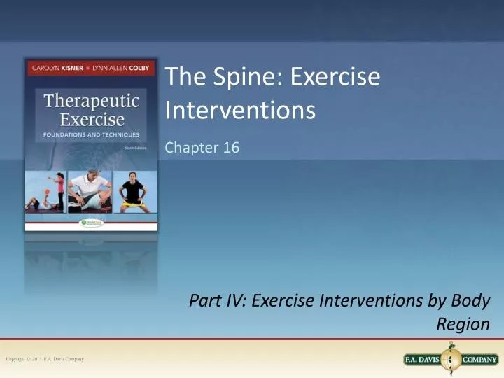 the spine exercise interventions