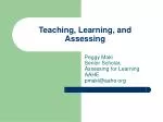 Teaching, Learning, and Assessing - slide 1