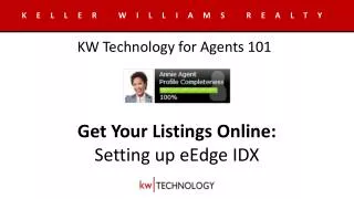 Get Your Listings Online: Setting up eEdge IDX