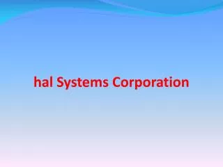 hal Systems Corporation