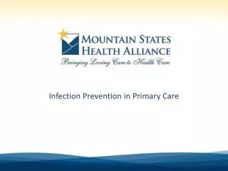 Infection Prevention in Primary Care