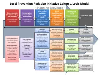 Local Prevention Redesign Initiative Cohort 1 Logic Model - Planning Sequence -