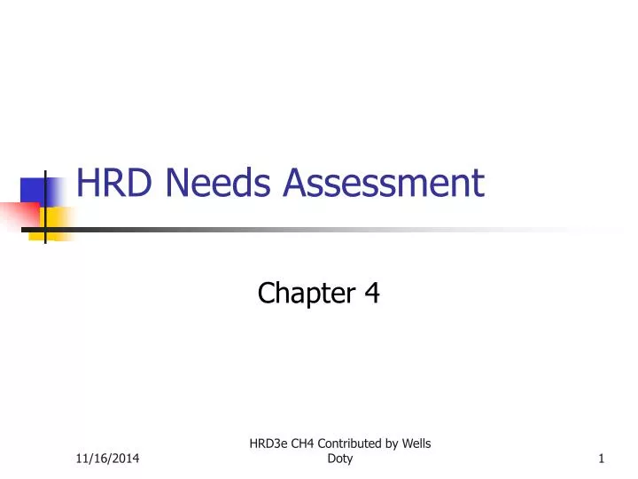 hrd needs assessment