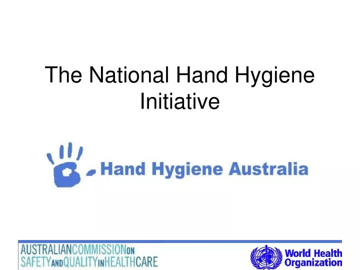 the national hand hygiene initiative